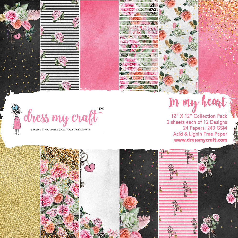 In My Heart - 12" X 12" Paper Pad
