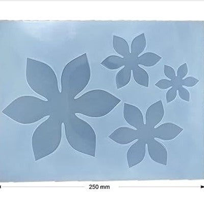 3D Flower Mould - 4 Cavity
