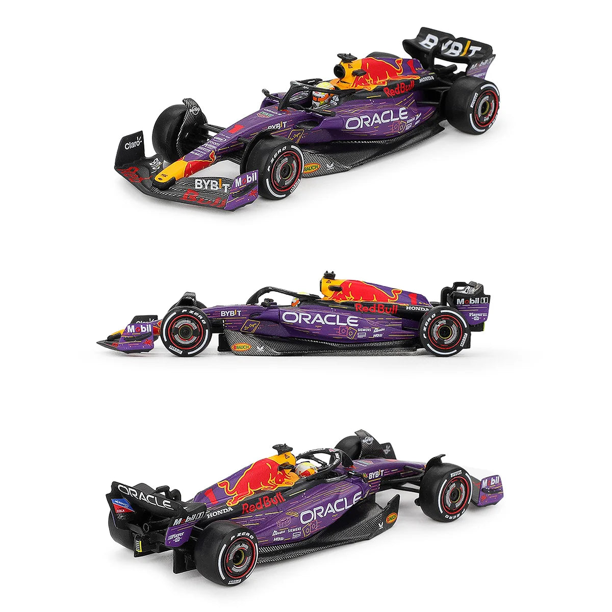 Mini GT Oracle Red Bull Racing RB19 #1 Max Verstappen 2023 F1 2023 Las Vegas GP Winner #1194