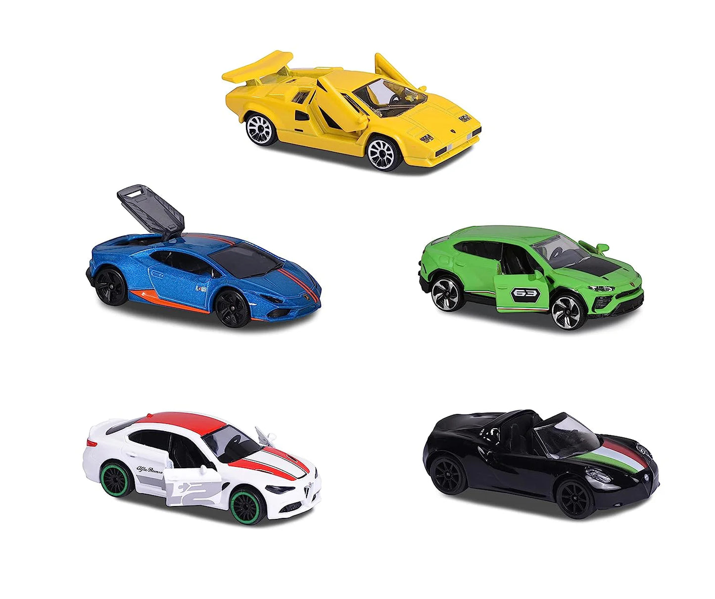 Majorette Dream Italian Vehicles Series 5 Car Gift Set