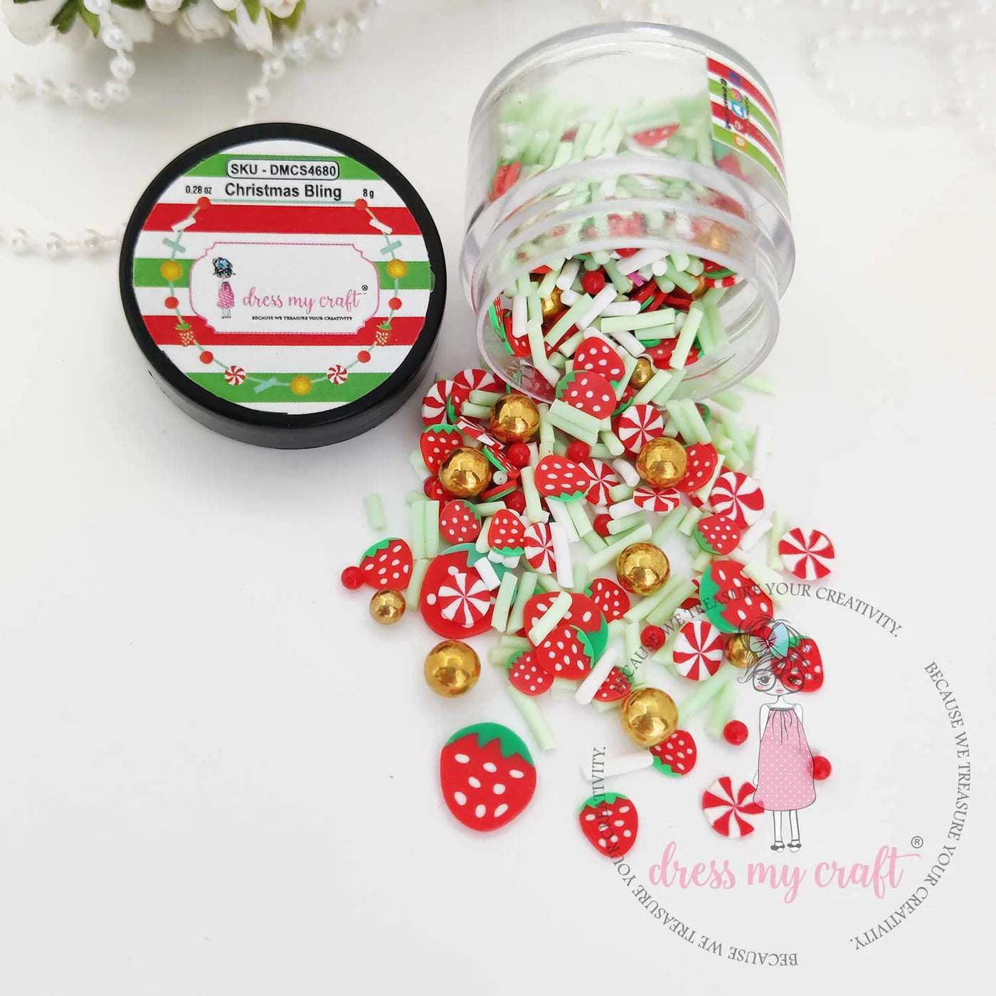 Christmas Bling Shaker Slices