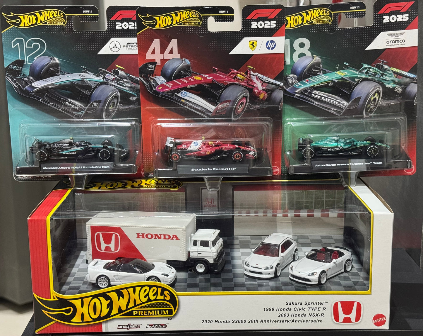 Hot Wheels - Premium Formula 1 combo no. 1