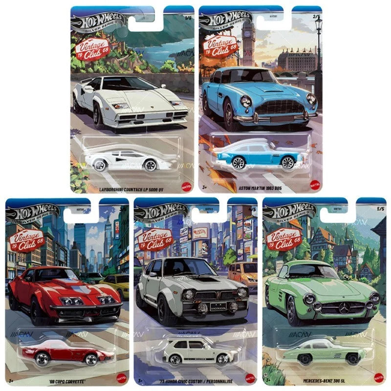 Hot Wheels - Silver Series Vintage Club ( set of 5)