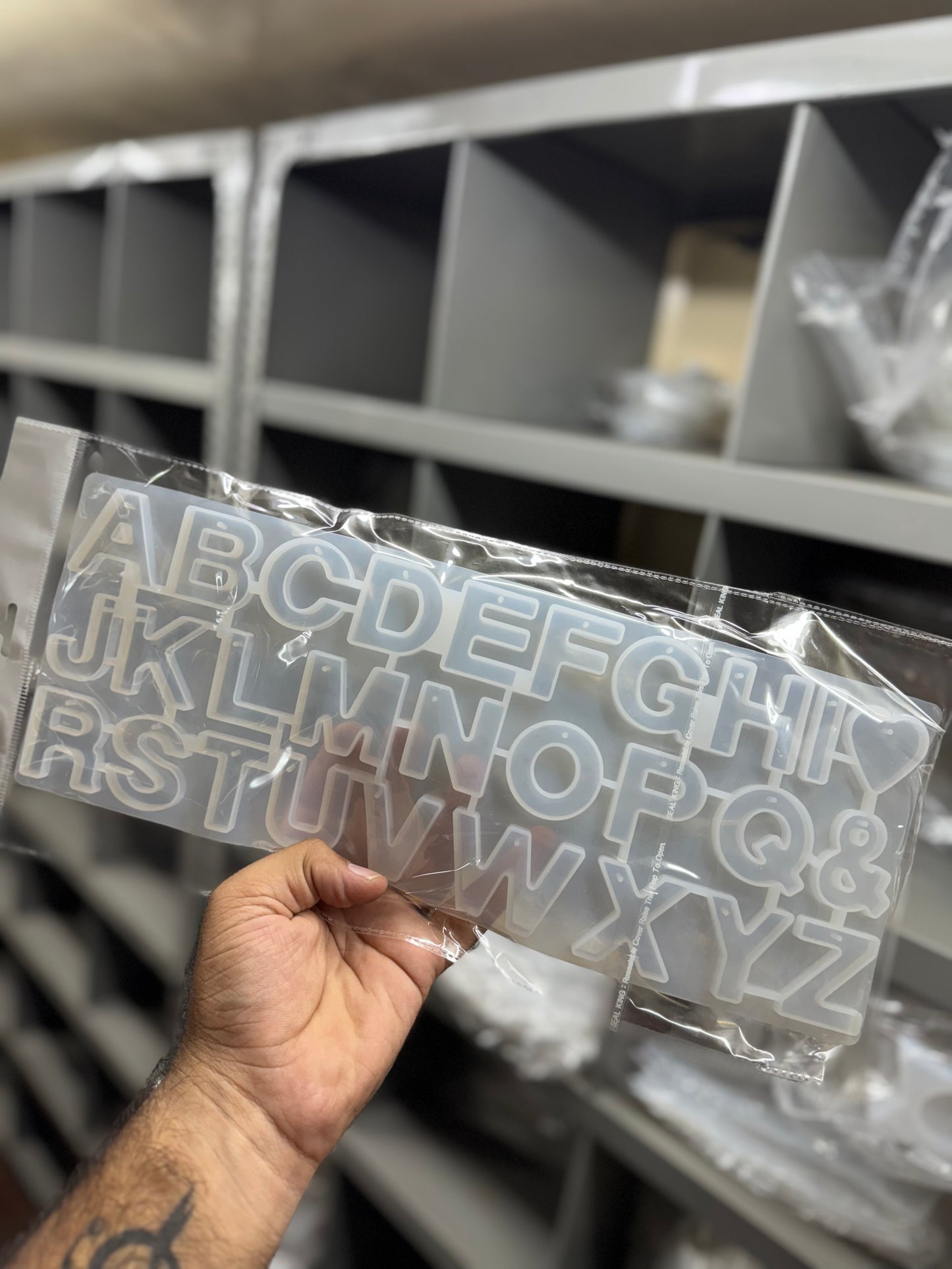 Alphabet Key Chain Mould (without number )