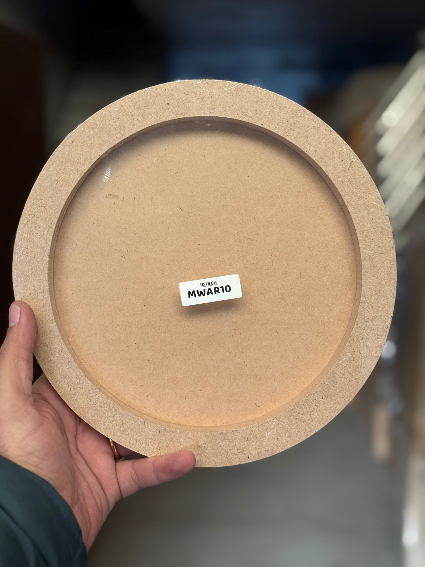 MDF Wall Art Round 10 inch