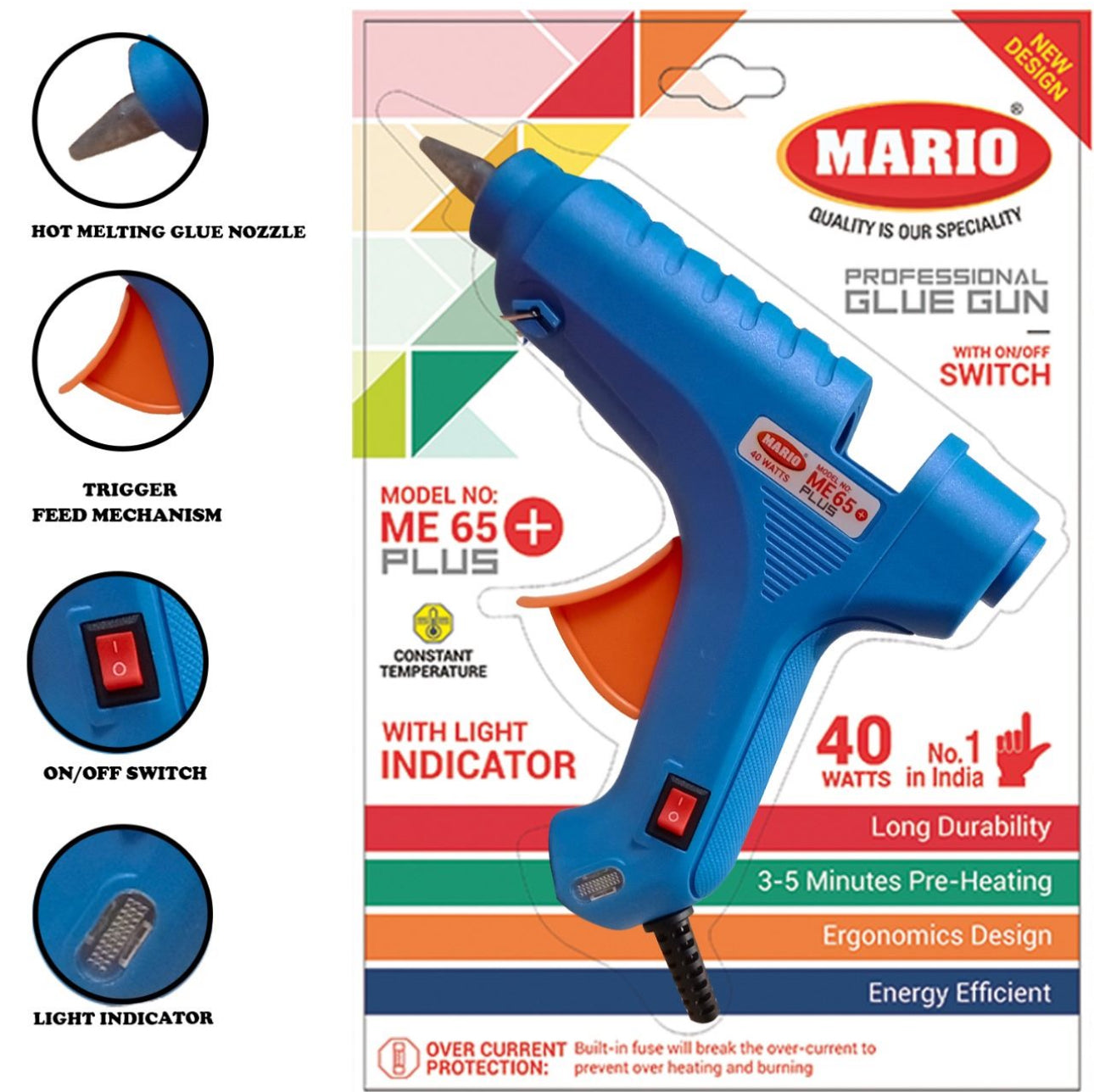 Mario ME65+ 40watt Glue Gun