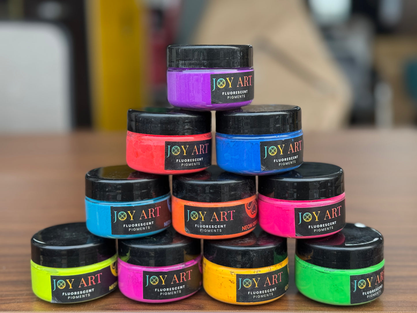 Joy Art Neon Pigments - Set of 10 Pigments