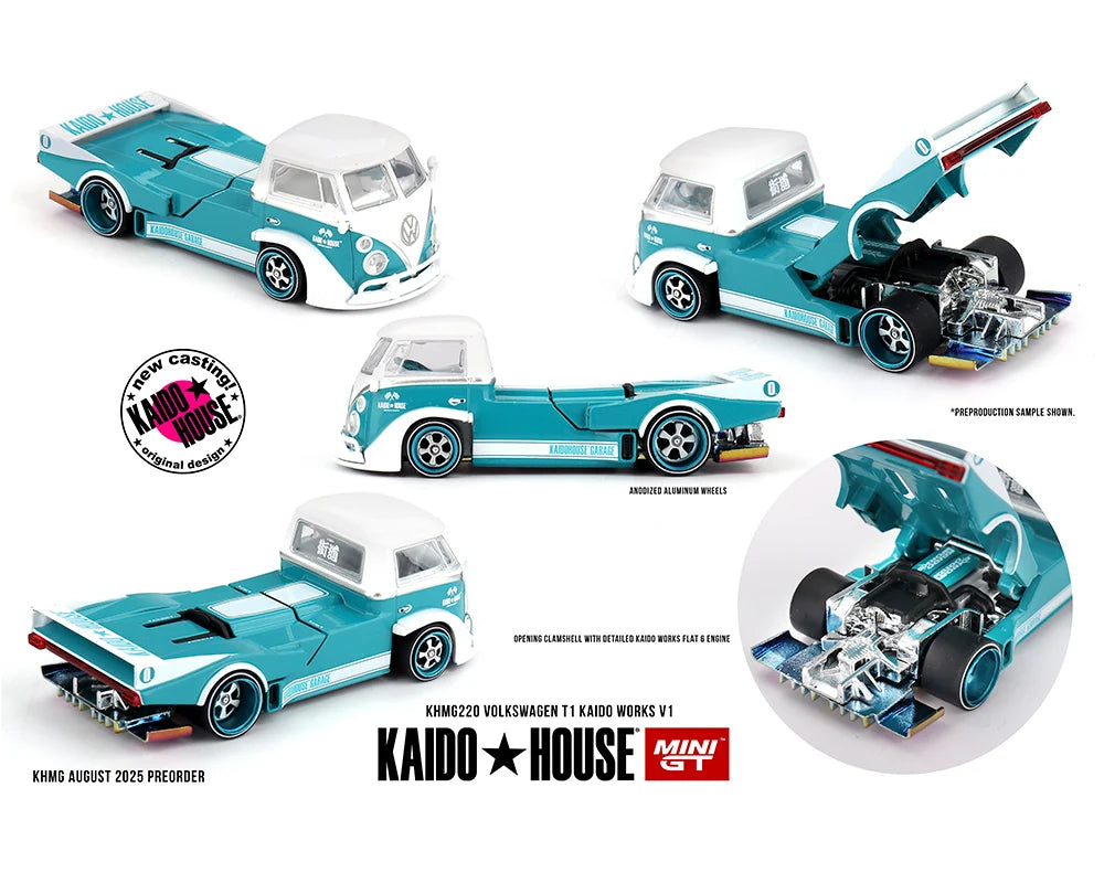 Mini GT VOLKSWAGEN T1 KAIDO WORKS V1 #KHMG220