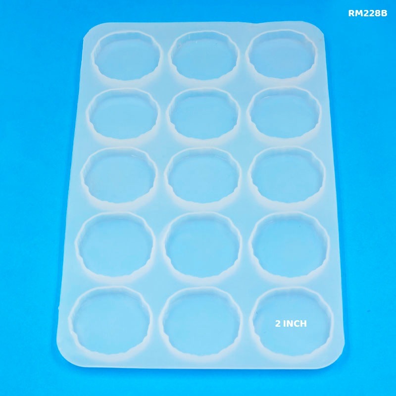 2inch Agate Silicon Mould (15 pc) RM228B
