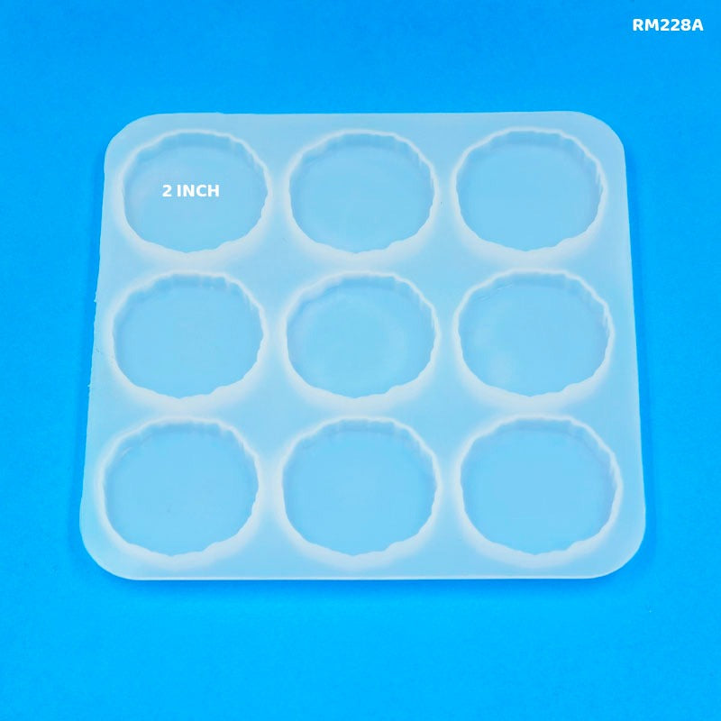 2inch Agate Silicon Mould (9 pc) RM228A
