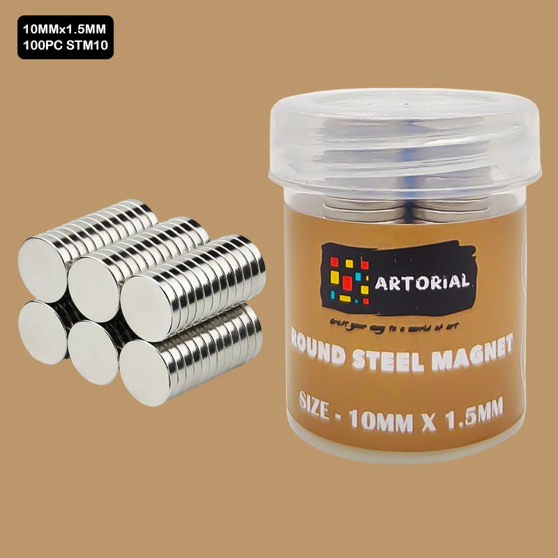 Steel Magnet 10x1.5mm - 100 pcs