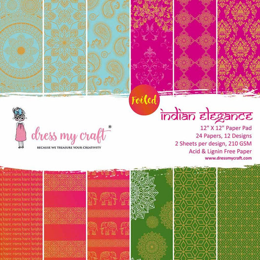 Indian Elegance - 12" X 12" Paper Pad
