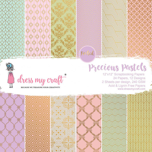 Precious Pastels 12" X 12" Paper Pad