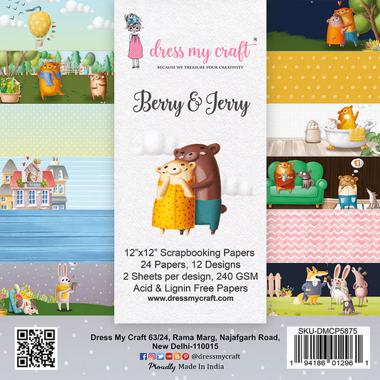 Berry & Jerry 12''X12'' Paper Pack
