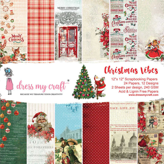 Christmas Vibes 12" X 12" Paper Pad