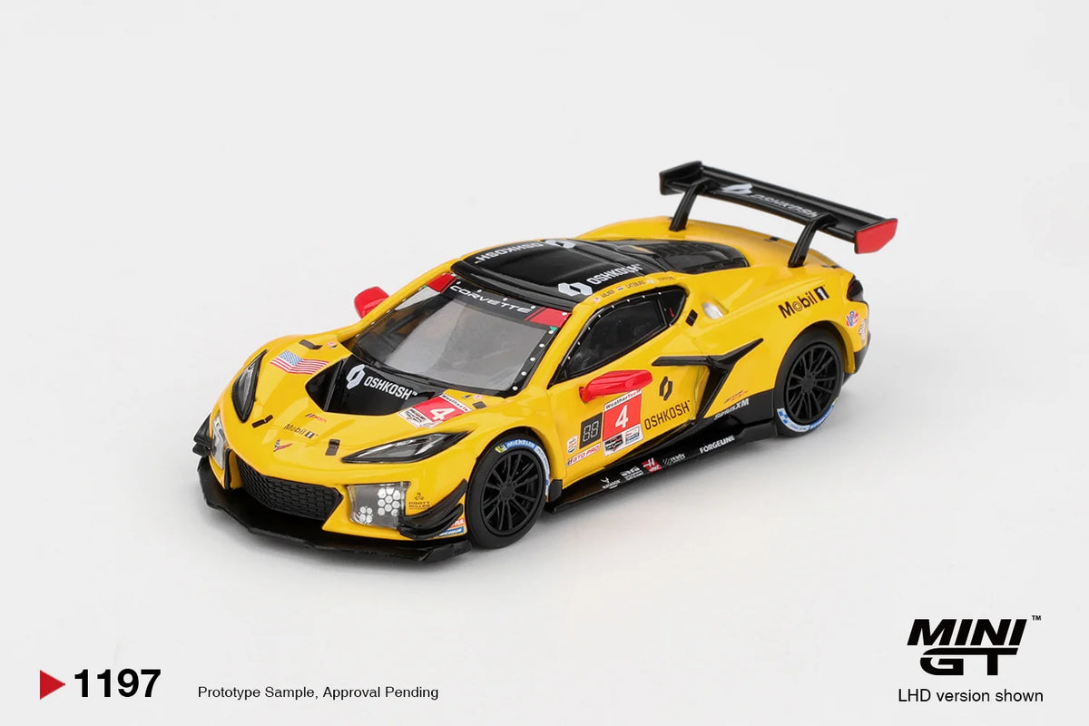 Mini GT Chevrolet Corvette Z06 GT3.R #4 Corvette Racing by Pratt Miller Motorsports 2025 IMSA Daytona 24 Hrs #1197