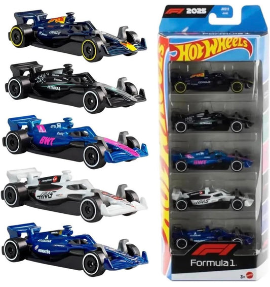 Hot Wheels - Formula 1 set of 5 cars (2025)