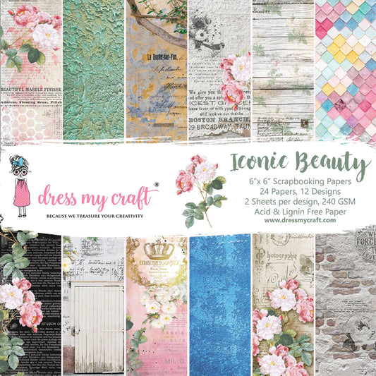 Iconic Beauty - 6" X 6" Paper Pad