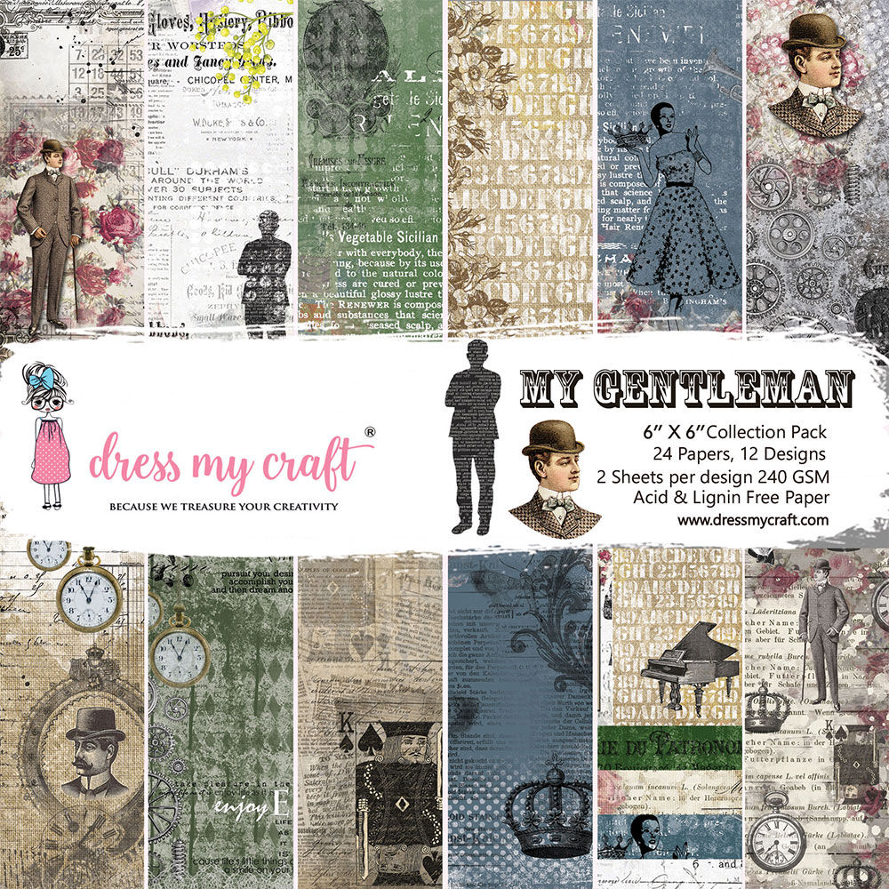 My Gentleman - 6" X 6" Paper Pad