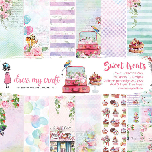 Sweet Treats - 6" X 6" Paper Pad