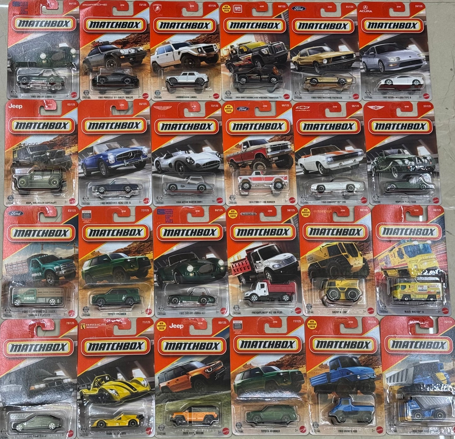 Matchbox - Latest Case of 24 cars (2026)