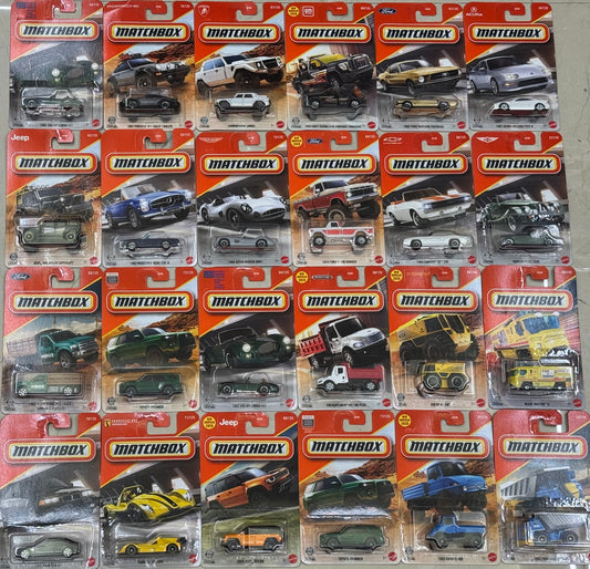 Matchbox - Latest Case of 24 cars (2026)