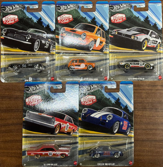 Hot Wheels - Silver Series Vintage Club ( Set of 5)