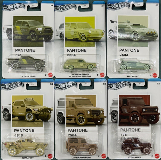 Hot Wheels - Pantone Series Set of 6