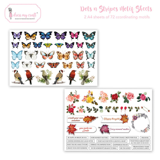 Dots N Stripes Motif Sheet
