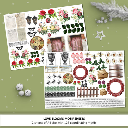 Love Blooms Motif Sheets