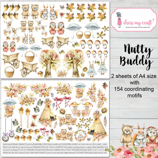 Nutty Buddy - Motif Sheet