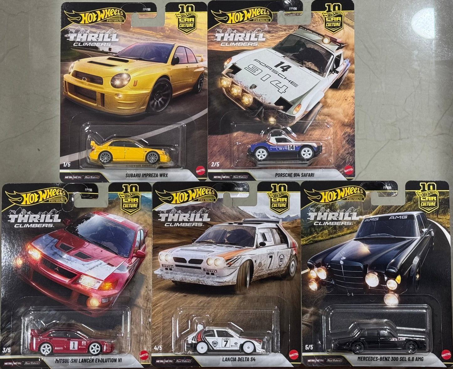 Hot Wheels - Car Culture Set of 5
