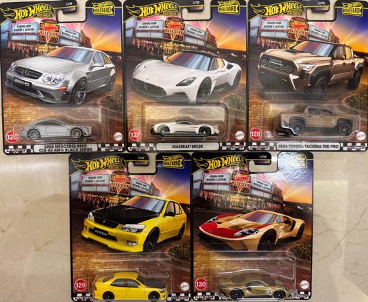 Hot Wheels - Boulevard ( Set of 5)