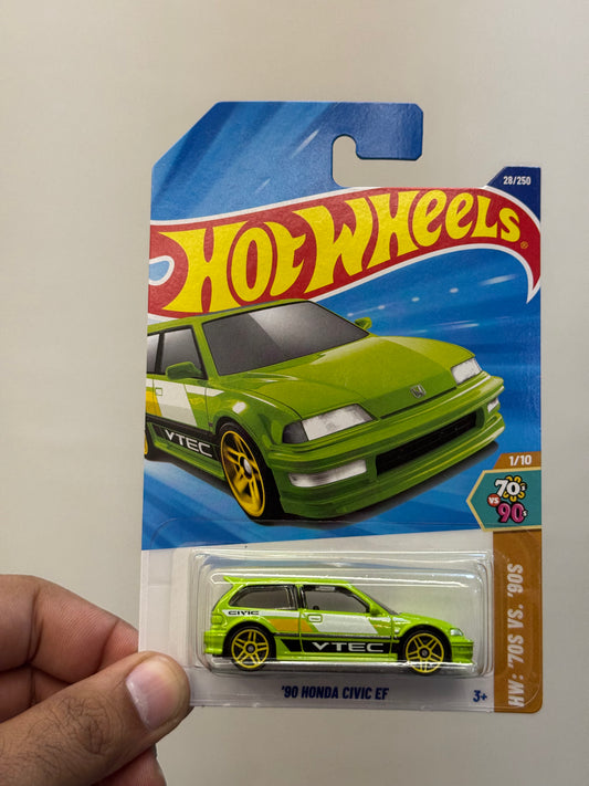 Hot Wheels - 90 HONDA CIVIC EF (k 2025)