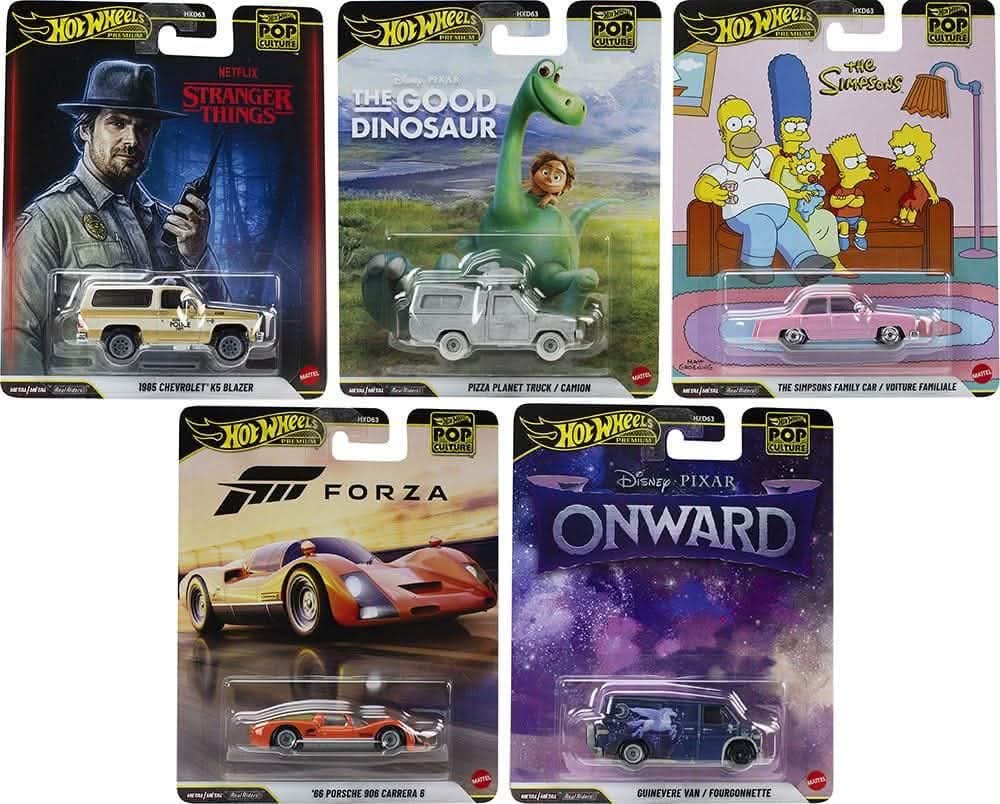 Hot Wheels - Pop Culture ( set of 5 )
