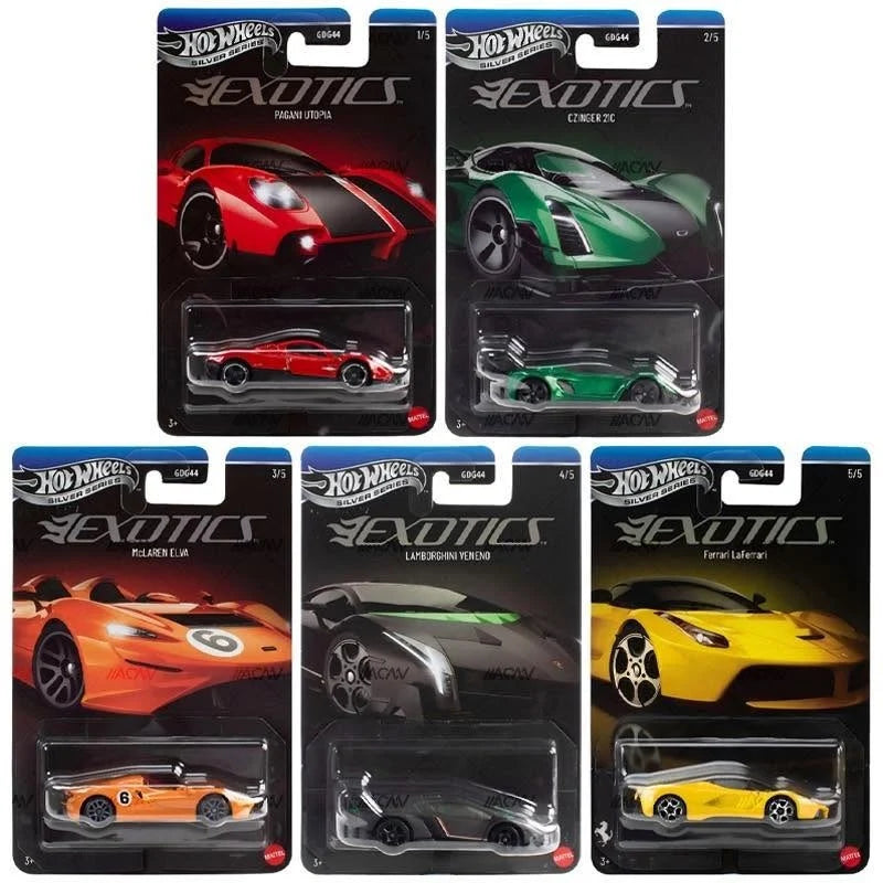 Hot Wheels - Exotics Series ( set of 5)