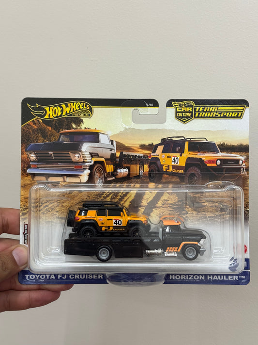 HOT WHEELS - Toyota FJ Cruiser with Horizon Hauler
