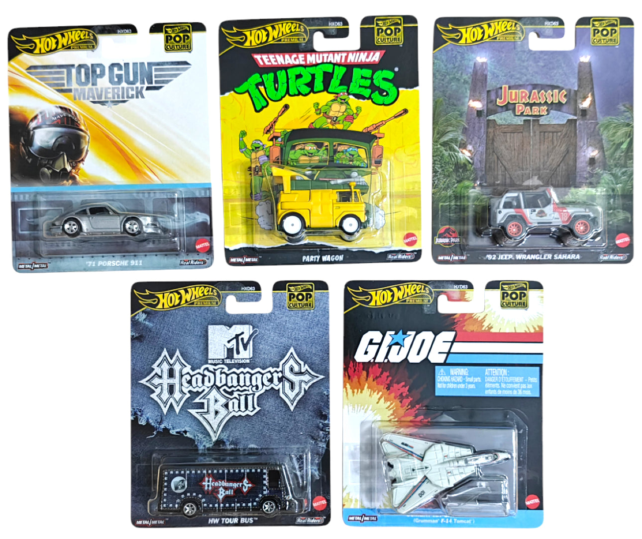 Hot Wheels - Pop culture ( set of 5 )- 2025