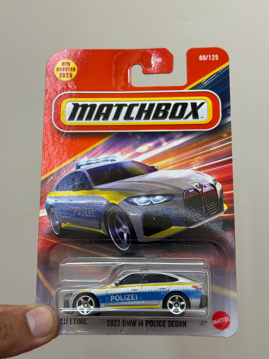 Matchbox - 2023 BMW i4 Police Sedan