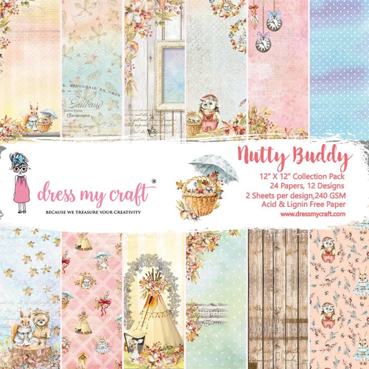 Nutty Buddy 12x12 Paper Pad