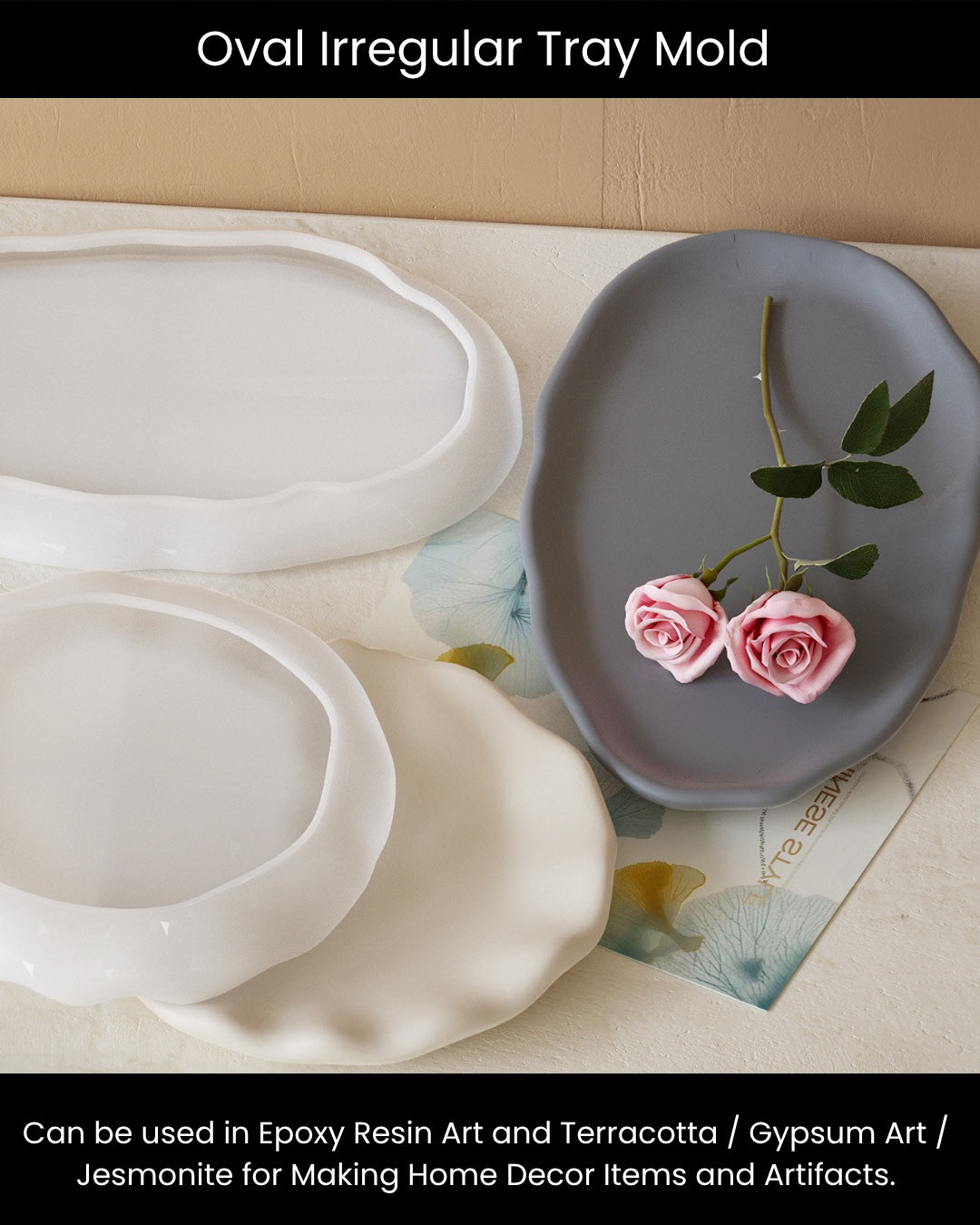 oval tray mould - 12 inch