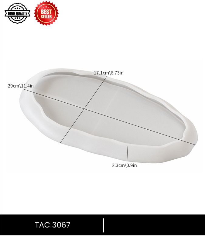 oval tray mould - 12 inch